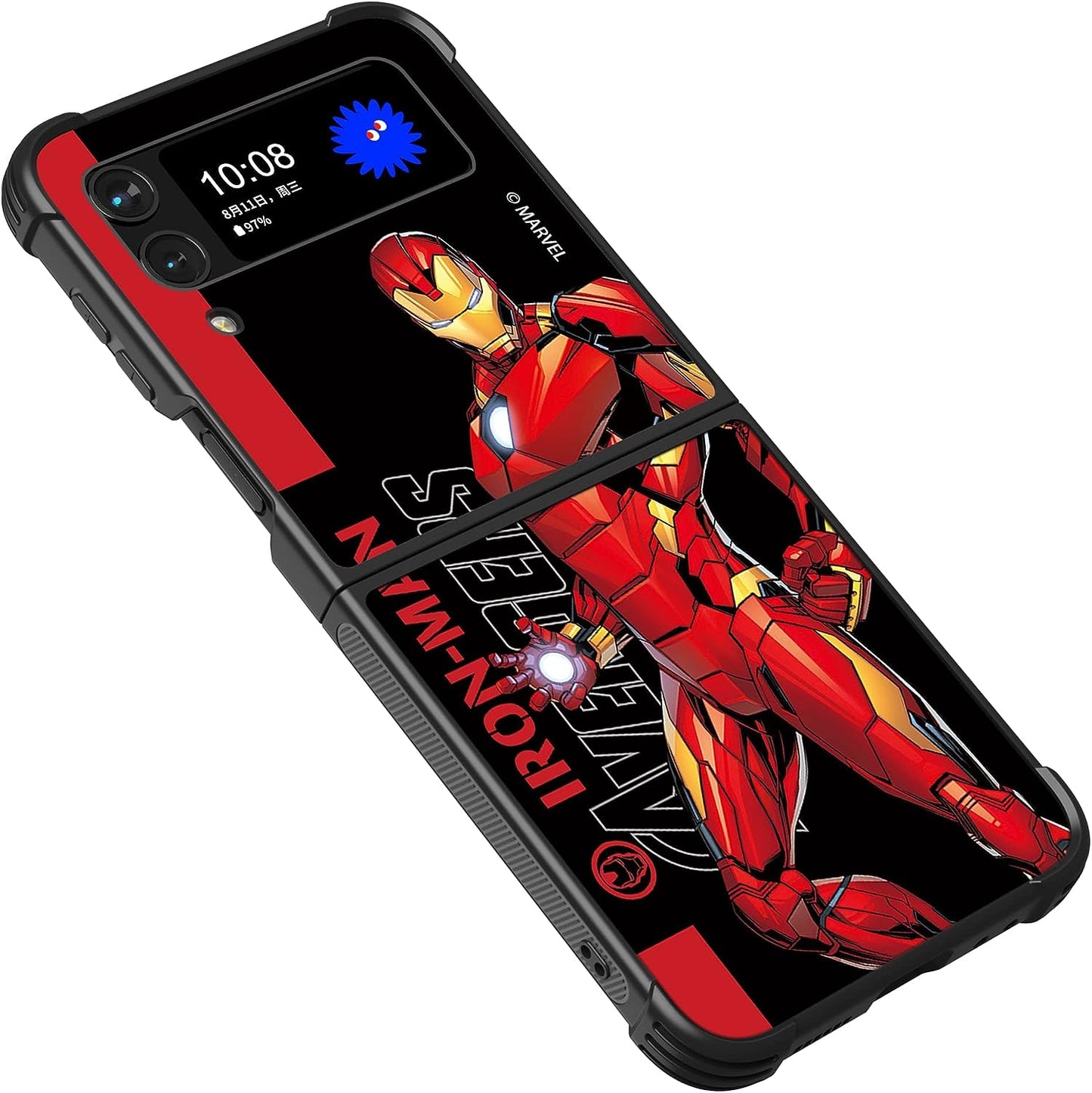 BOCA REGA Iron-man Military Grade Shockproof Case For Samsung Z Flip 3
