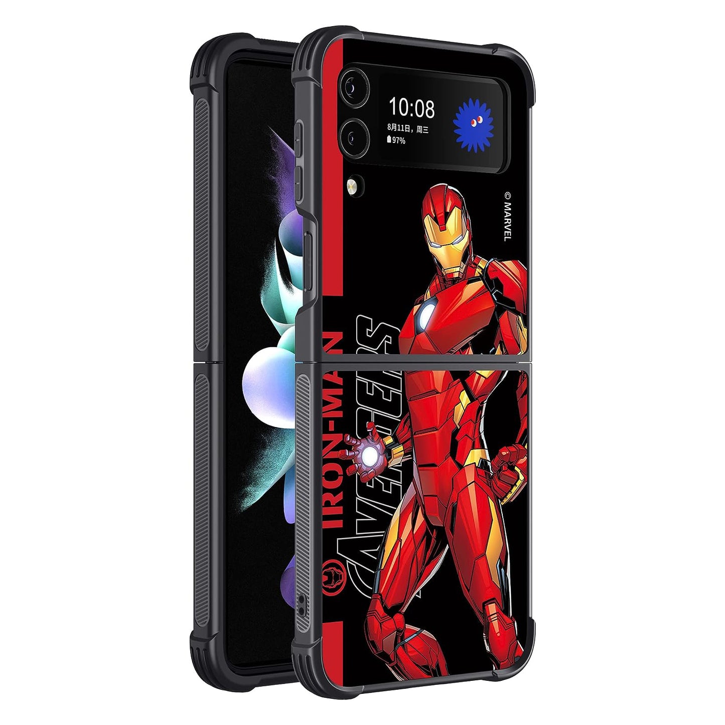 BOCA REGA Iron-man Military Grade Shockproof Case For Samsung Z Flip 3