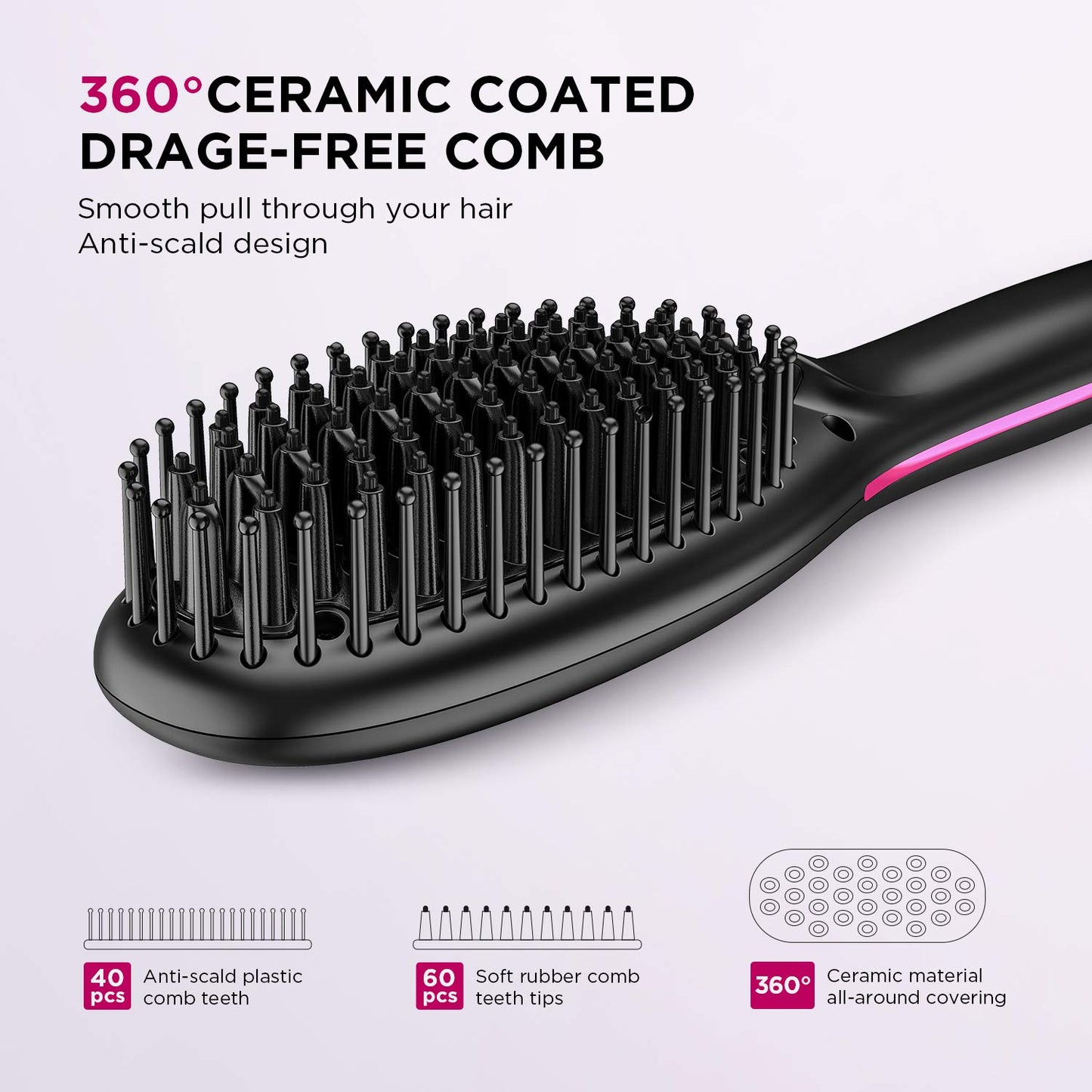 Brelax Q20 Enhanced Ionic Straightening Brush
