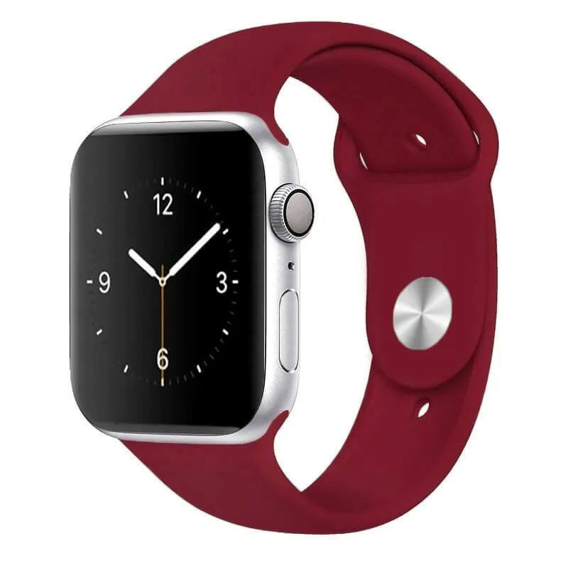 Bright Sports Silicone Watch Strap for Apple Watch - (3 Pack)