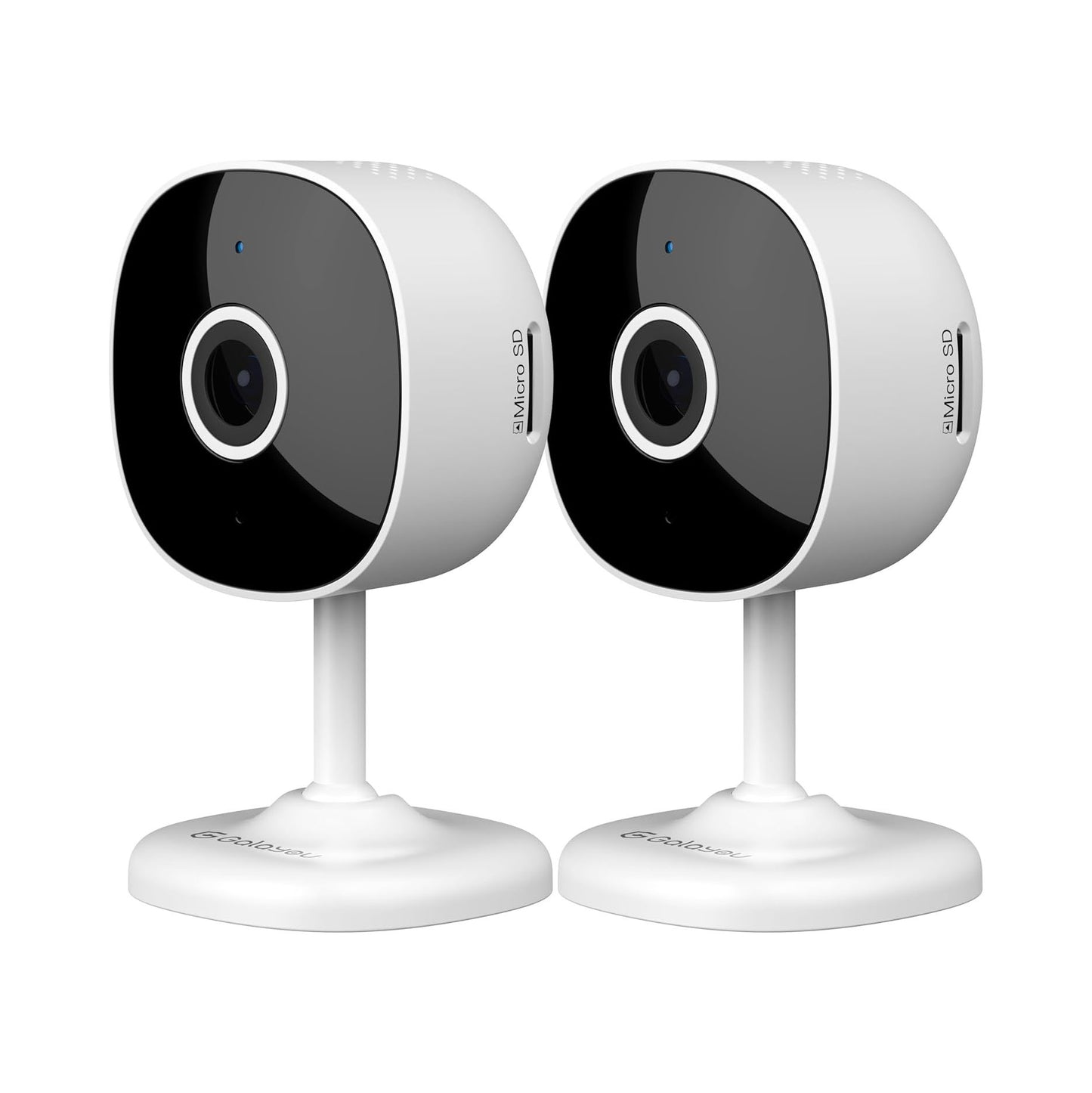 GALAYOU 2K WiFi Indoor Home Security Cameras with Two-Way Audio - G7 - 2 Pack