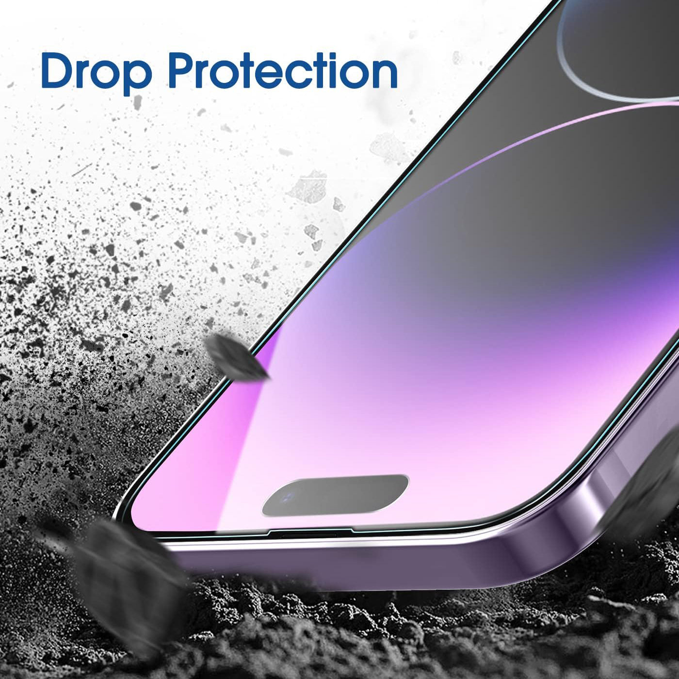 Power Theory Tempered Glass Privacy Screen Protector For iPhone 14 Pro 6.1"