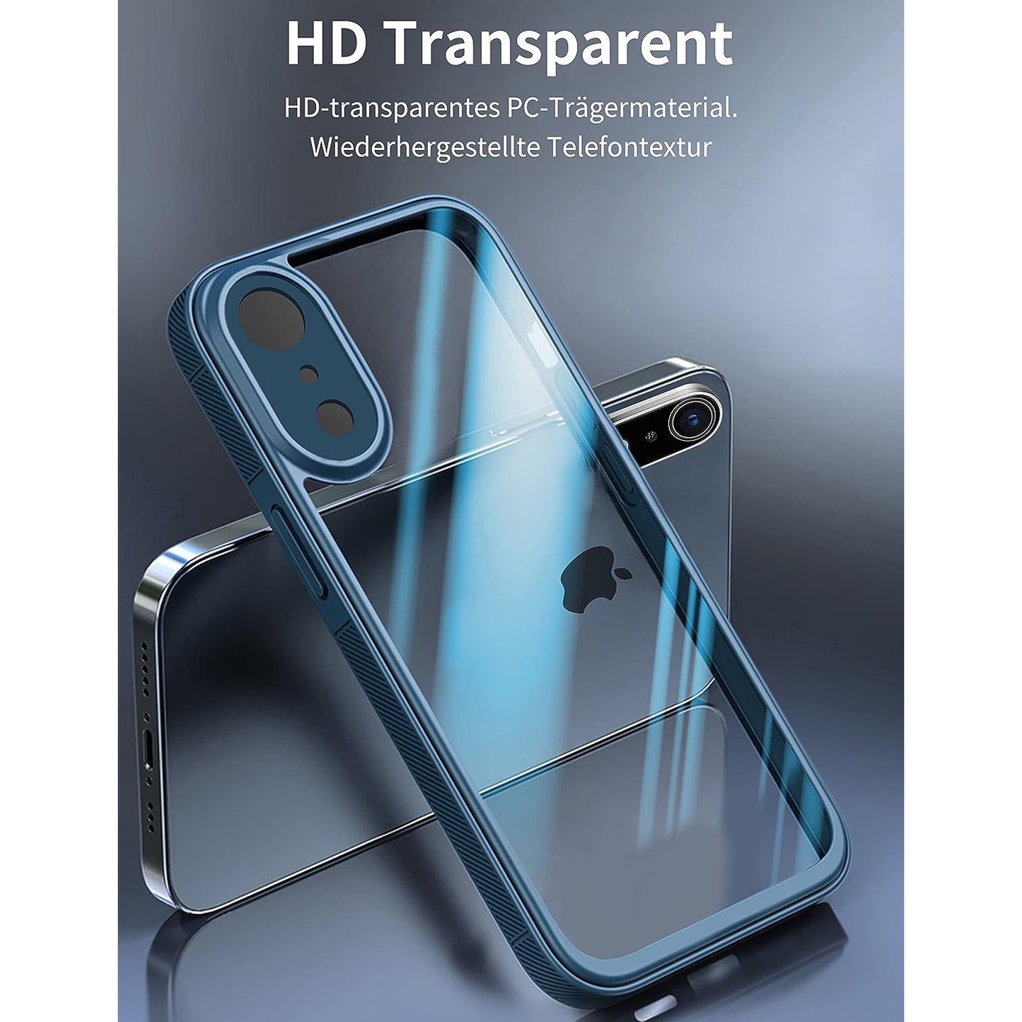 Quikbee Non-Slip Crystal Clear, Non-Yellowing Slim Military Grade Drop Protection Case Designed for iPhone XR