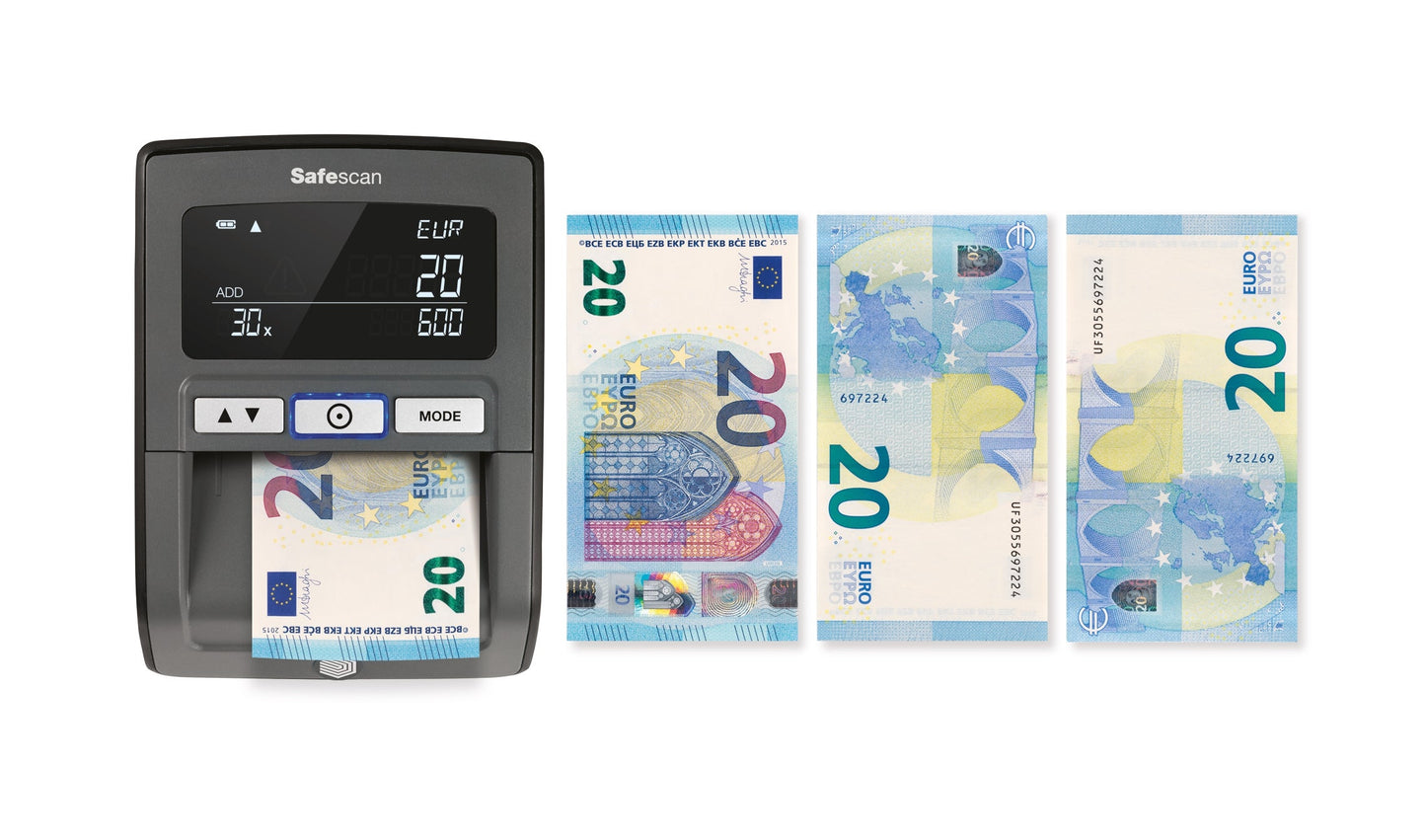 SAFESCAN 155-S Money Detector Automatic 7 PointCounterfeit Detector