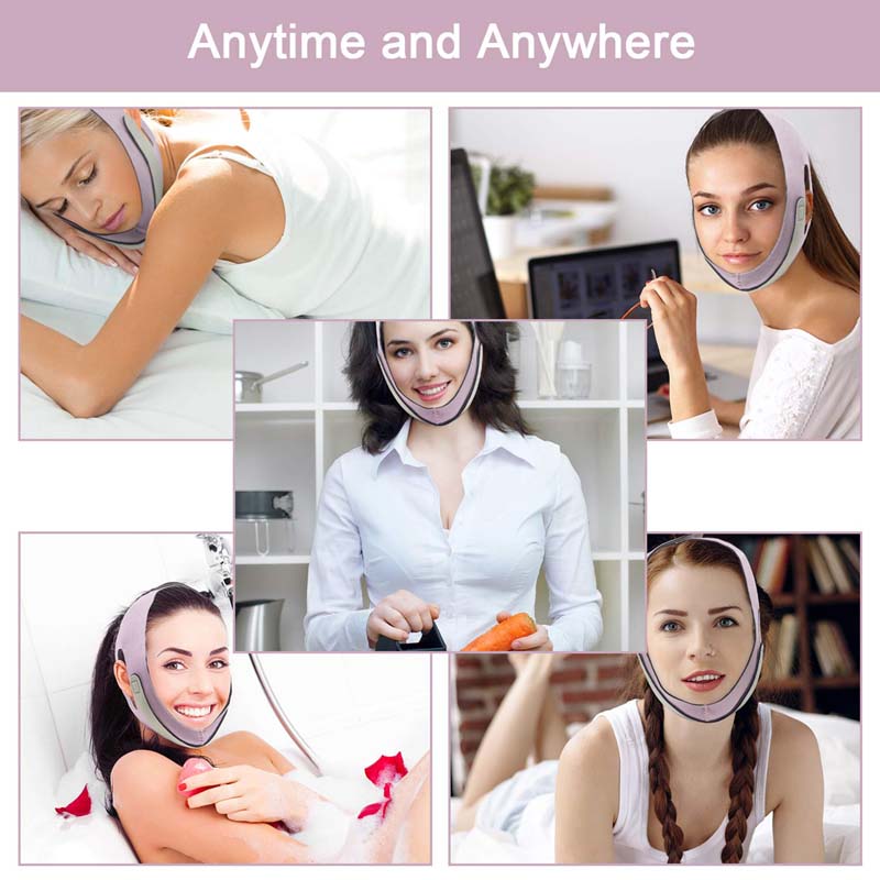 SCOBUTY Slimming Facial Strap Double Pain Free V-Line Chin Lifting Belt
