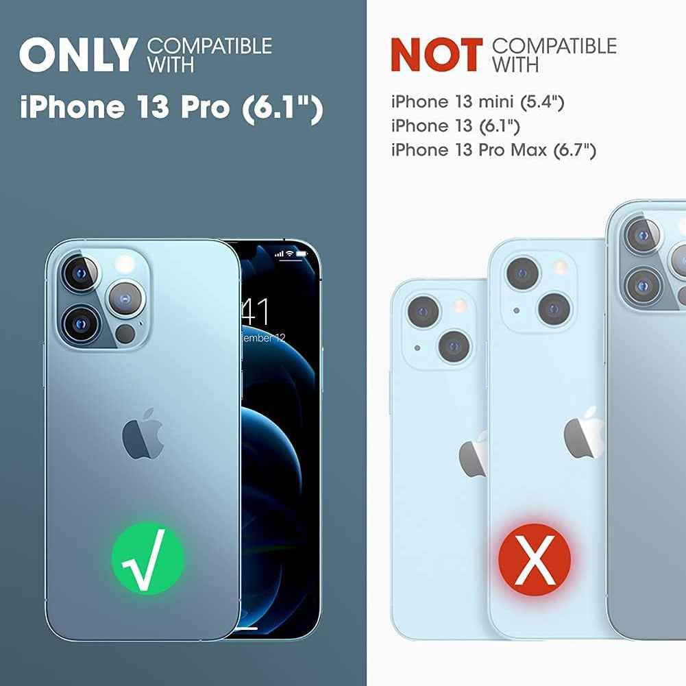 SUPCASE Unicorn Beetle Style Slim Premium Hybrid Protective Clear Case iPhone 13 Pro 6.1 inch