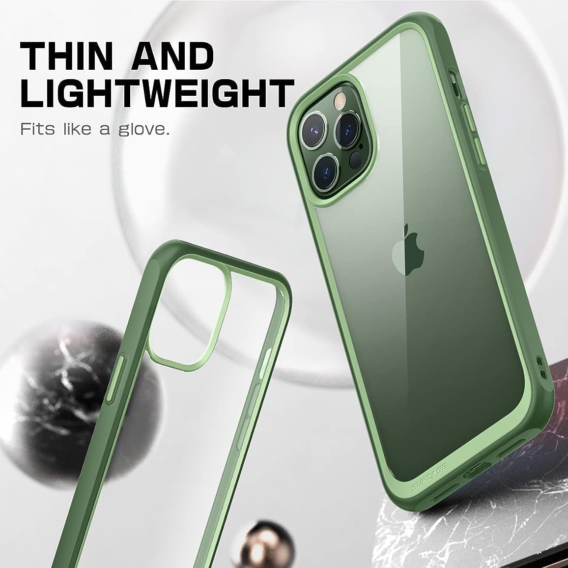 SUPCASE Unicorn Beetle Style Slim Premium Hybrid Protective Clear Case iPhone 13 Pro 6.1 inch