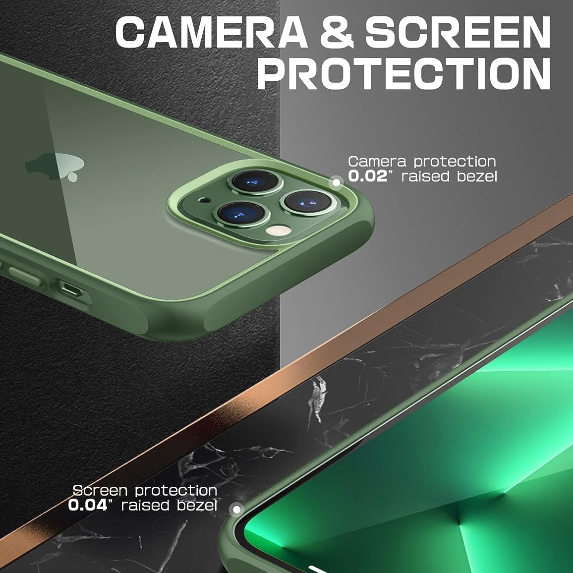 SUPCASE Unicorn Beetle Style Slim Premium Hybrid Protective Clear Case iPhone 13 Pro 6.1 inch