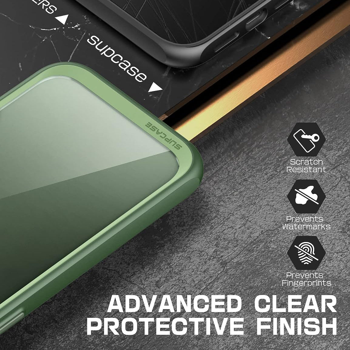 SUPCASE Unicorn Beetle Style Slim Premium Hybrid Protective Clear Case iPhone 13 Pro 6.1 inch