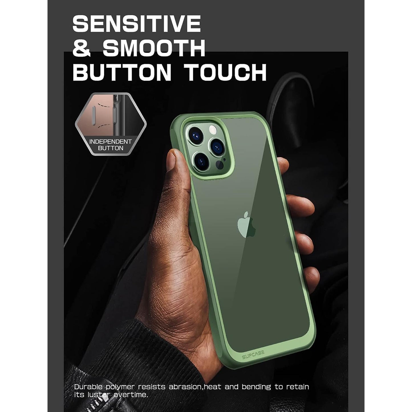 SUPCASE Unicorn Beetle Style Slim Premium Hybrid Protective Clear Case iPhone 13 Pro 6.1 inch