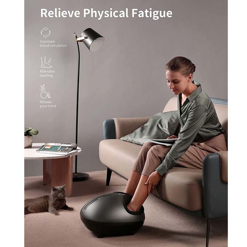 Turejo FR-F15T Electric Shiatsu Kneading Rolling Heating Air Pressure Foot Massager