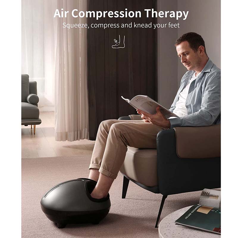 Turejo FR-F15T Electric Shiatsu Kneading Rolling Heating Air Pressure Foot Massager
