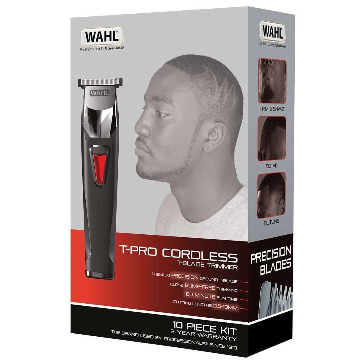 WAHL T Pro Rechargeable Afro Hair Trimmers for Men