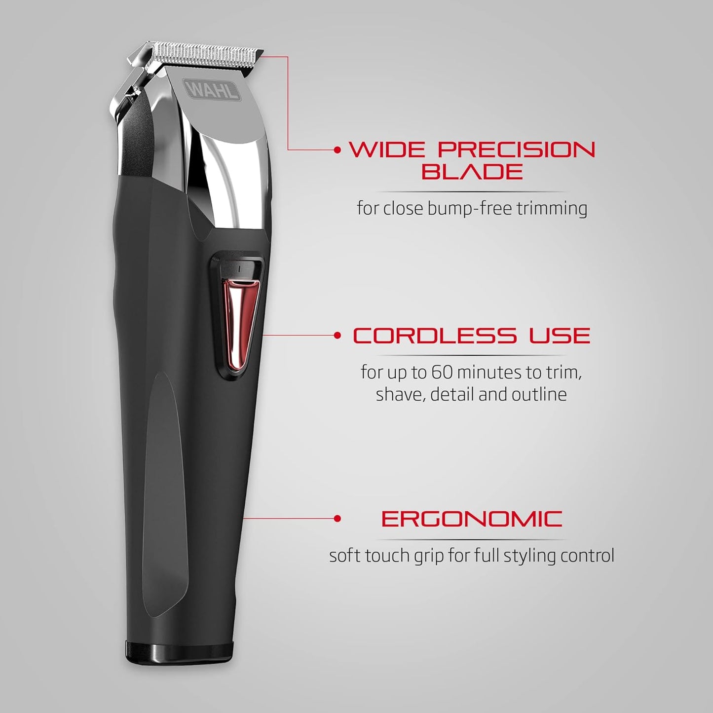 WAHL T Pro Rechargeable Afro Hair Trimmers for Men