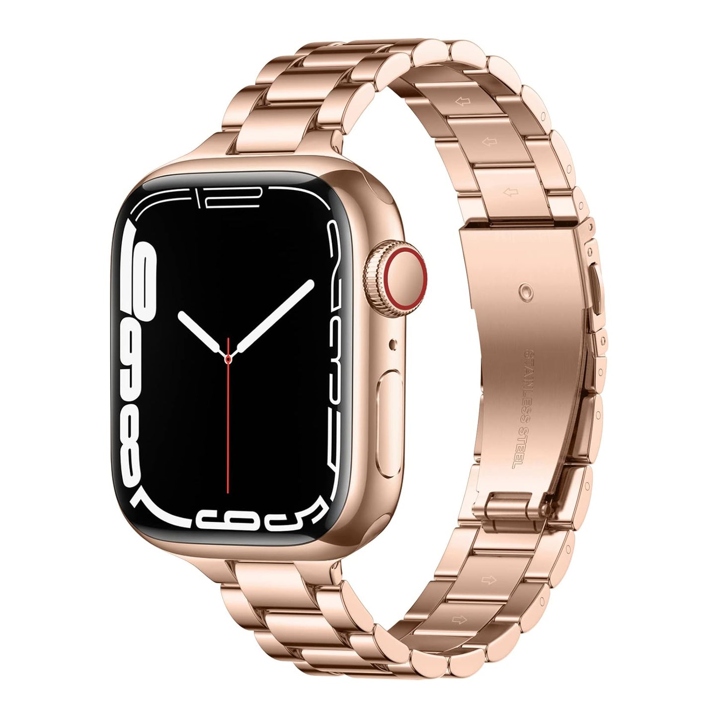 WEPRO Stainless Steel Bracelet for Apple Watch SE and iWatch Series 6 5 4 3 2 1 (38mm)