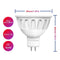 Boxlood MR16 5W 3000K Warm White Non Dimmable LED Light Bulb | 6 Pack - DealsnLots