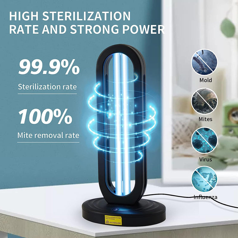 Dailytop Ultraviolet Disinfection 38W UV Lamp UVC Light Sanitizer with Remote Control