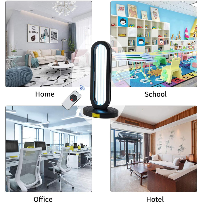 Dailytop Ultraviolet Disinfection 38W UV Lamp UVC Light Sanitizer with Remote Control