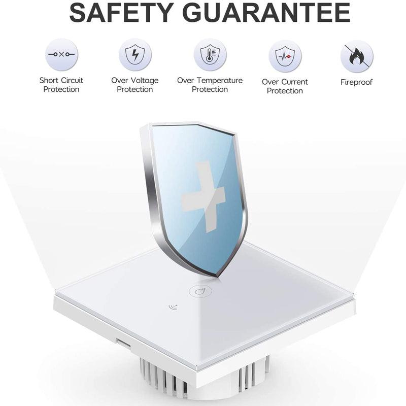 ETERSKY RMT002 WiFi Touch Wall Light Switches - 1Way - DealsnLots