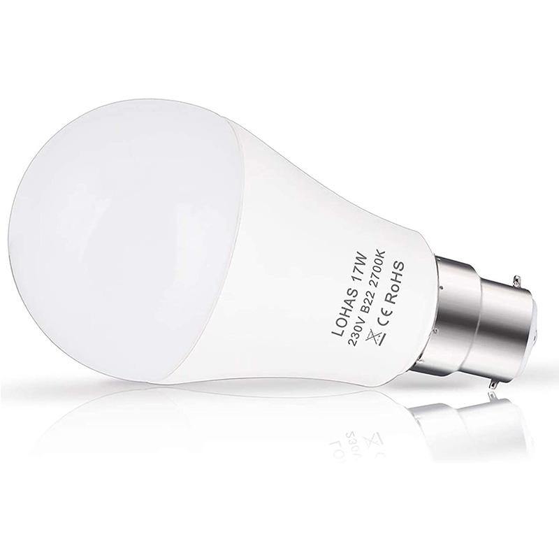 LOHAS A60 17W B22 LED Warm White Bulb (Pack 4) - DealsnLots