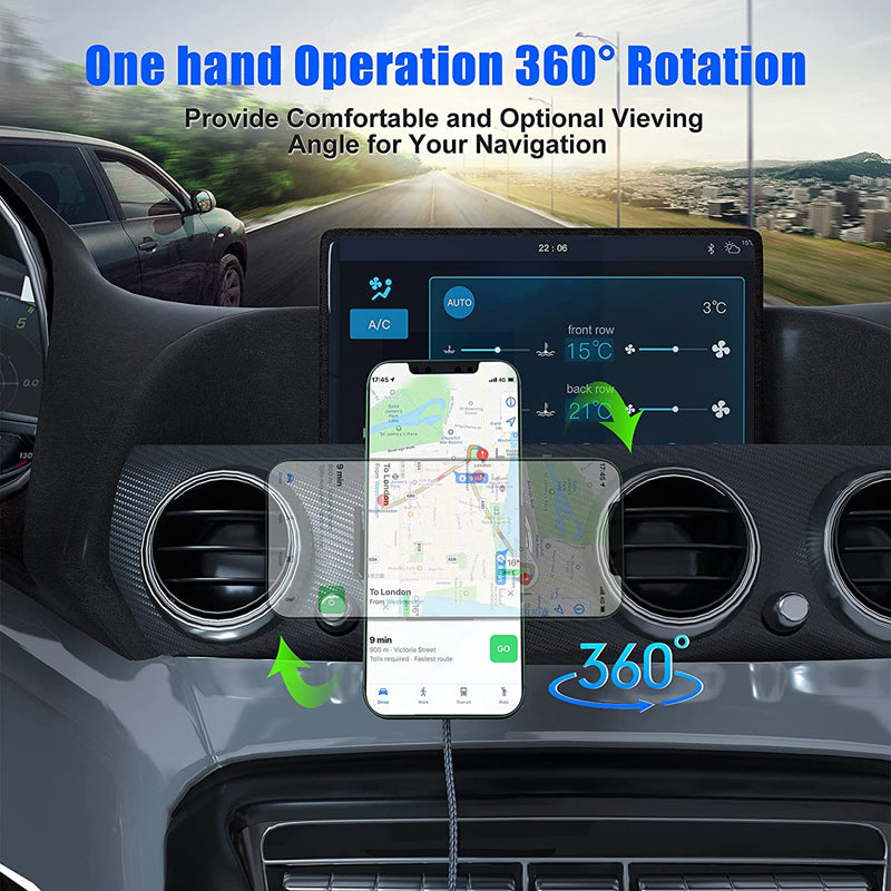 Magnetic Wireless Car Charger 15W | HSP-C1