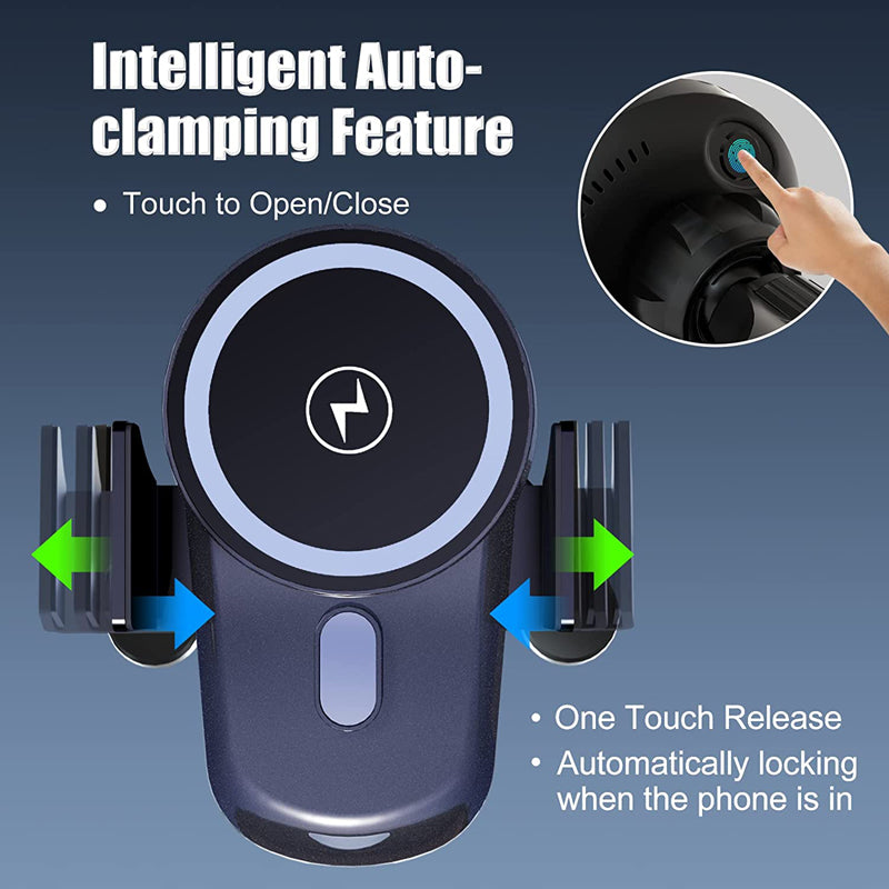 Magnetic Wireless Car Charger 15W | HSP-C1
