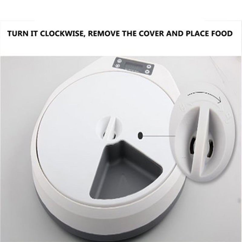 Pawise Automatic Pet Timing Feeder 5 meal ( 240mlx5 )