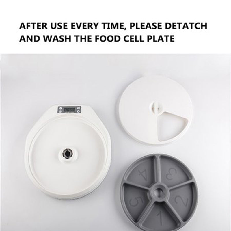 Pawise Automatic Pet Timing Feeder 5 meal ( 240mlx5 )