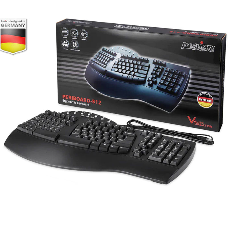 Perixx PERIBOARD-512 Wired Ergonomic Split Keyboard