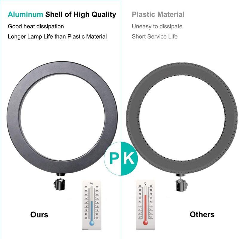 SEBIDER 8" LED Selfie Ring Light | 3 Modes & 13 Brightness | Model: BG108A - DealsnLots
