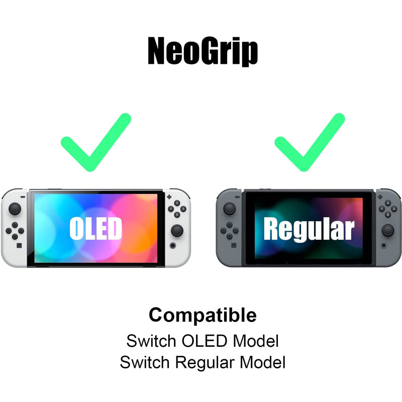 Skull & Co. NeoGrip with Replaceable Ergonomic Grip Protective Case for Nintendo Switch