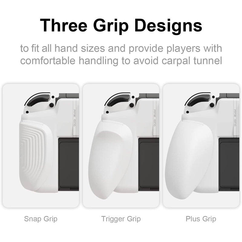 Skull & Co. NeoGrip with Replaceable Ergonomic Grip Protective Case for Nintendo Switch