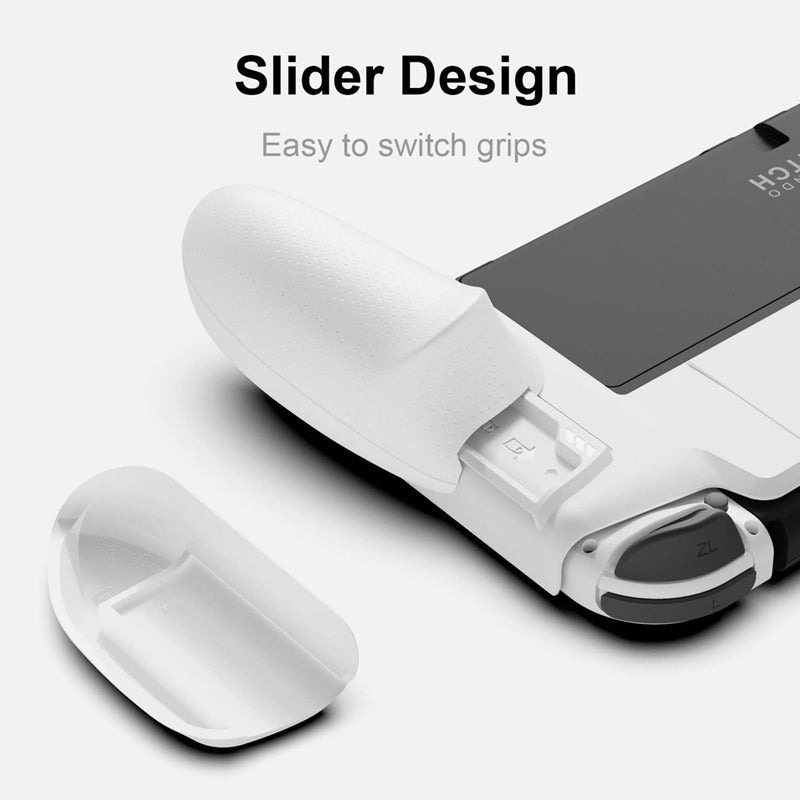 Skull & Co. NeoGrip with Replaceable Ergonomic Grip Protective Case for Nintendo Switch