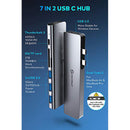 UtechSmart UCN331 Thunderbolt Multiport USB C Adapter | 7 in 2