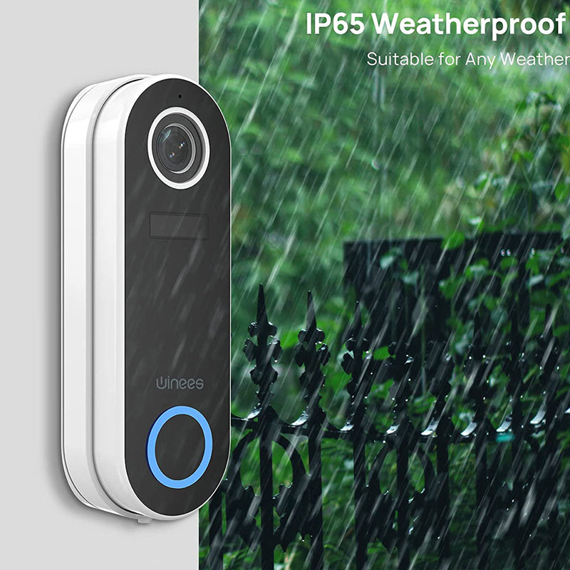 winees Smart WiFi Video Doorbell Camera with HD 1080P Night Vision | M6P20AC