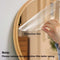 4VWIN Bamboo Frame Circle Mirror Wall-mounted Round 50*50cm