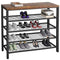 5-Tier Metal Shoe Rack Shelves with Wood Board | PG-USR005A