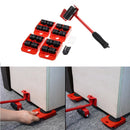 (5 in 1) Heavy Furniture Move Tool Transport Lifter Shifter Moving Kit