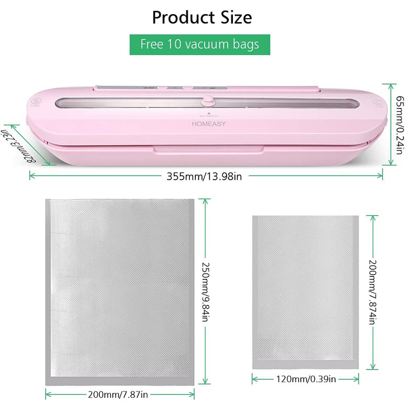 Homeasy Vacuum Sealer, Food Vacuum Sealer Machine