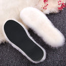 Aroma Season Electric Heated Insoles with Wool Foot Warmer for Cold Feet Winter Outdoor Hiking Skiing Fishing Hunting, for Men and Women - (Size: 6-7)