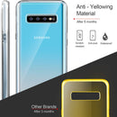 AROYI Transparent Silicone Gel 360 Degree Full Body Protection Anti-Scratch Case for Samsung Galaxy S10 Plus