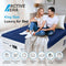 Active Era Luxury King Size Electric Elevated Inflatable Air Mattress Built-in Pump- 203 x 152 x 56 cm