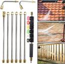 AgiiMan Brass Pressure Washer Extension Wands - 120 Inch Power Washer Gutter Cleaning Tools