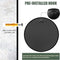 Beauty4U 20" Black Round Mirror for Wall  for Living Room, Vanity, Bedroom