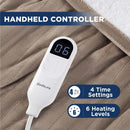 Bedsure Electric Heating Blanket with 4 Time Settings, 6 Heat Settings 130x180cm