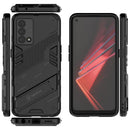 Bibercas Military Armor Level Shockproof TPU Bumper Kickstand Case With 2 Screen Protectors for Oppo K9