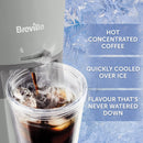 Breville Iced Coffee Maker | Single Serve Iced Coffee Machine | Ready in Under 4 Minutes | Grey