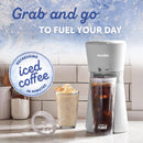 Breville Iced Coffee Maker | Single Serve Iced Coffee Machine | Ready in Under 4 Minutes | Grey