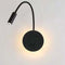 Budbuddy 11W LED Reading Lights with Switch Modern Bedside Lamps Black