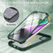 CENHUFO Compatible with iPhone 13 Case Built-In Glass Screen Protector -Alpine Green